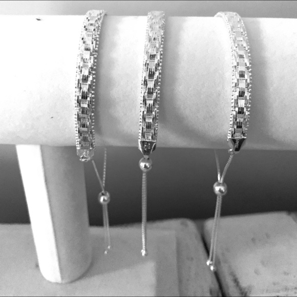 sterling Jewelry - Sterling sliver adjustable Riccio bracelets
